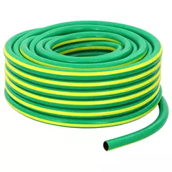 Vrtno crijevo 5-slojno Zelena i žuta 1 30 m PVC