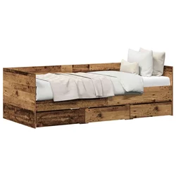Krevet na dan Staro drvo 90 x 190 cm Konstruirano drvo
