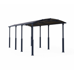 Aluminijasti nadstrešek za avto Arcadia Alpine 8500 Antracit 858x359x352 cm