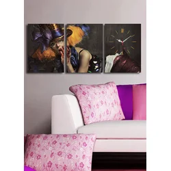 Wallity Zidni sat 3P3040CS-60, 96x40 cm, 3 dela