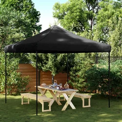 Šator za zabave Crna 292 x 292 x 315 cm Oxford tkanina