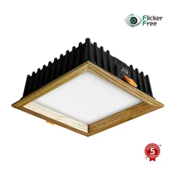 APLED - LED ugradna SQUARE WOODLINE LED/12W/230V 3000K 17x17 cm od masivnog jasena