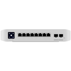 Ubiquiti USW-Pro-8-PoE-EU An 8-port, Layer 3 switch with PoE+ and PoE++ output. Can power devices with up to 120W, with a power consumption of 30W (Ex