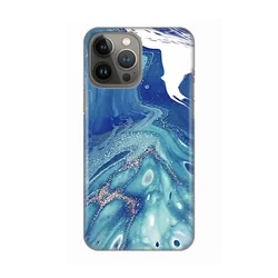 TELEMPIRE Silikonska maska za telefon iPhone 13 Pro Max 6.7 Blue Marble plava
