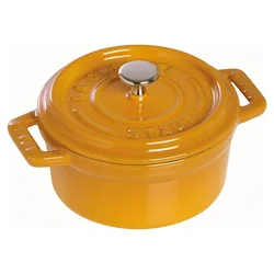 Staub Okrogel lonec za kuhanje, gorčična O 28 cm