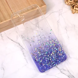 Maska za Samsung Galaxy A15 5G Silikonska Glitter ljubičasta