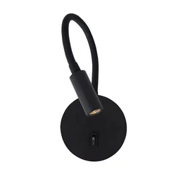JACO ZIDNA LAMPA LED 3 WattW/3000K/190lm/IP20/CRNA
