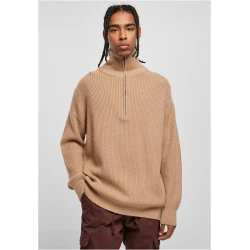 Oversized Knitted Troyer unionbeige