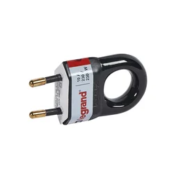 50314 UTIKAČ EURO 2P/10A CRNI