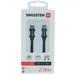 SWISSTEN USB cable Type C na Type C 2m (Crna)