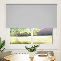 Rolo zavjesa Blackout svijetlo siva 150x175 cm Širina tkanine
