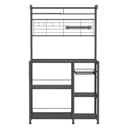 Songmics Kuhinjska polica 42x90x167.3 cm rjava