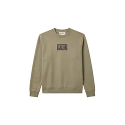 Calvin Klein Jeans Majica temno bež / črna