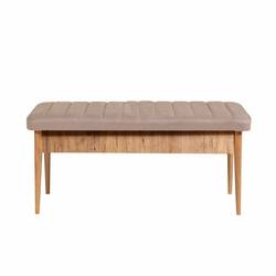 Conceptum Hypnose Trpezarijska klupa Vina Bench 110x48x40cm Bež