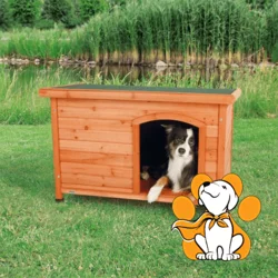 Trixie Natura Classic Drvena Kućica Za Pse Sa Krovom Od Borovine, 104x68x72cm
