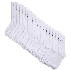 PUMA Crew Socks Unisex (9-Pack), Clothing, White, 35-38