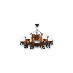 Brilagi - Luster na lancu QUEEN 8xE14/40W/230V buk/orah