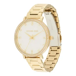 MICHAEL Michael Kors Analogna ura LEXINGTON zlata/bela