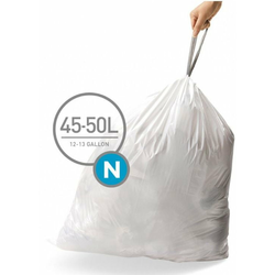 Trash bags, code N, 45-50 L / 20 pcs, plastic - simplehuman