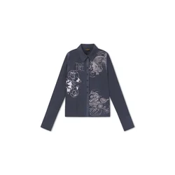 Ed Hardy Bluza marine/bela