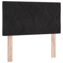 Vidaxl Vzglavje Črna 80 cm Žamet