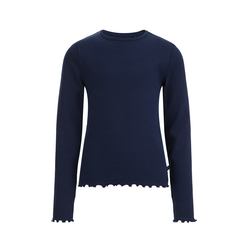 WE Fashion Majica temno modra