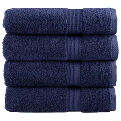 Premium ručnici za ruke SOLUND 4 kom. tamnoplavi 50x100 cm 600 g/m2