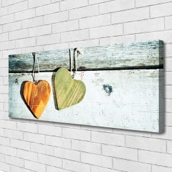 tulup.si Slika na platnu Srce wood art 140x70 cm