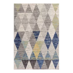 Modra preproga 200x290 cm Muse Harlequin Blue – Asiatic Carpets