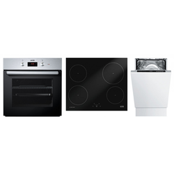 GORENJE komplet vgradna pečica BO5332ZX + indukcijsko kuhališče IT614SC + vgradni pomivalni stroj GV51214 (odprodaja eksponata)