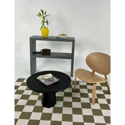 Hanah Home Klub sto Lilyum 42, 69x42x69 cm, Crni