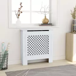 Pokrov za radijator MDF bijeli 78 cm