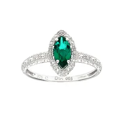 DIAMANT LETERNEL Prstan srebrna