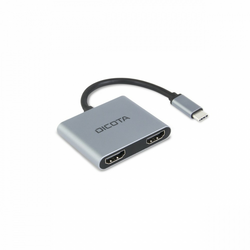 * USB-C prenosna 4 v 1 priključna postaja 4K 2xHDMI 100 W PD