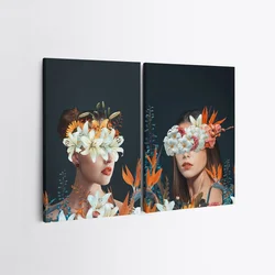 Wallity Zidna dekoracija 2KNV4274, 50 x 70cm, 2 komada