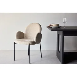 Venture Design Jedilni stol Blom 62x86x62 cm bež