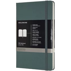 PRO NOTEBOOK LARGE HARD FOREST GREEN