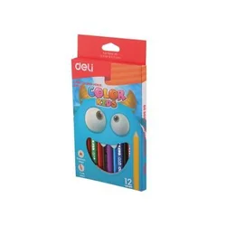 DELI Drvene bojice trougaone jumbo 1/12