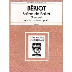 BERIOT: SCENE DE BALLET OP.100,VL.+KL NOTE