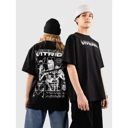 Vitriol Threshold Thrasher Boxy T-Shirt limo black