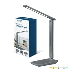 LED prigušiva stona lampa NOBLITE N LED/7W/230V 3000/4000/6500K siva