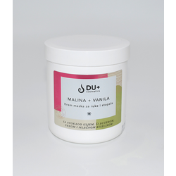 Du+ Cosmetics Krem maska za ruke i stopala, Malina i Vanila, 500 ml