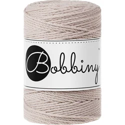 Bobbiny Macrame Cord 1,5 mm 100 m Nude Vrvica
