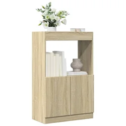 Visoka komoda boja hrasta sonome 63x33x100 cm konstruirano drvo
