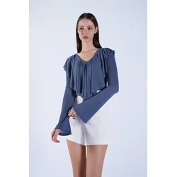 Trend Alacati Stili Ženska bluza Alc-X15153, Tamnoplava