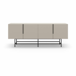 Kremno bela nizka komoda 200x77,5 cm Eldia – Marckeric