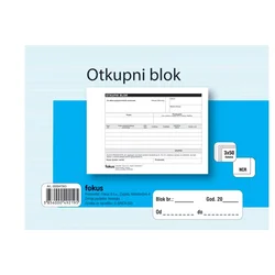 OBRAZAC G-8/NCR OTKUPNI BLOK FOKUS