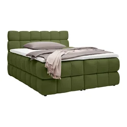 Boxspring Krevet Bubble Box 160/200 cm , maslinasto zelena