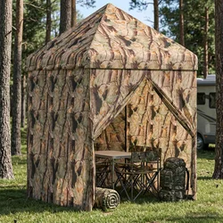 Pop-up Paviljon s 4 Zidova 2 x 2 m Šumski kamuflažni