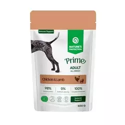Natures Protection Vlažna hrana za pse, Jagnjetina i piletina, 85 g